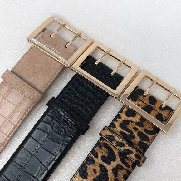 RISANTRY Belts Three Animal Print Size Medium - Picture 10 of 12